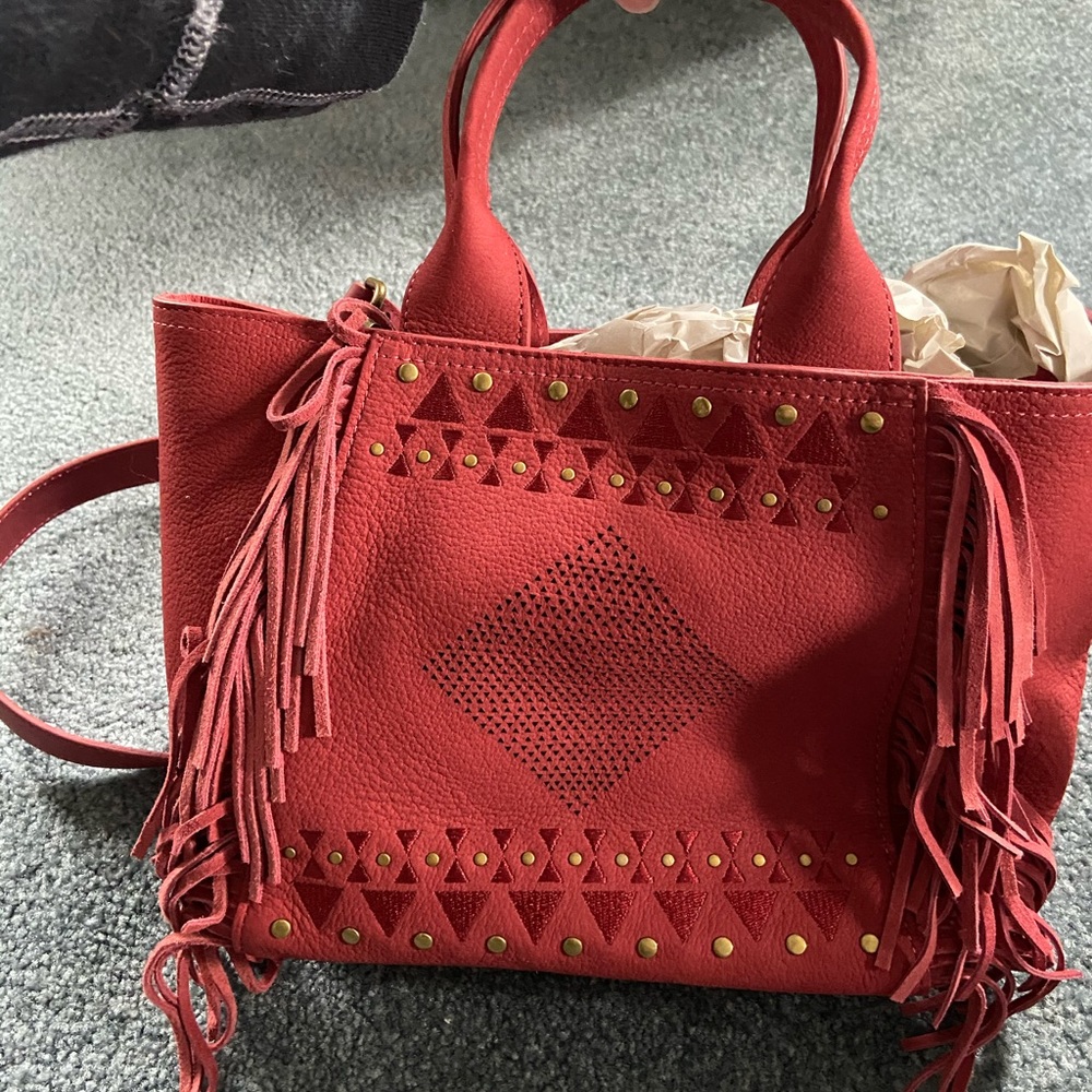 Small Lucky Brand Fringe Purse